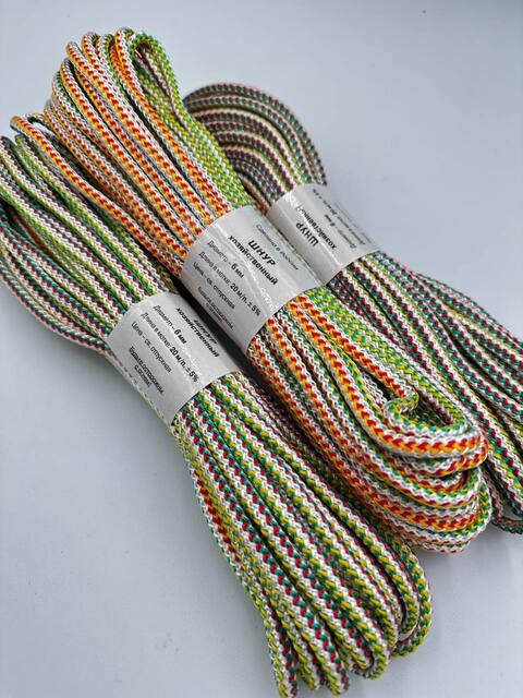 Шнур полиэфирный хозяйственный цветной